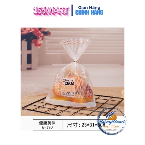 100 Túi Đựng Bánh Mì Sanwhich Kèm Kẽm Buộc