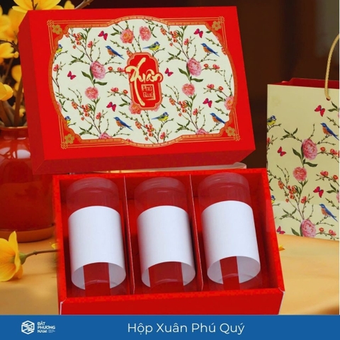 Set 5 Hộp Đựng Quà Tết Trung Xuân Phú Quý