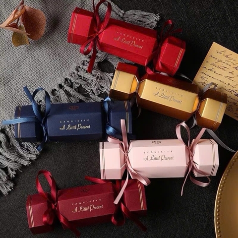 Set 5 Vỏ Kẹo Nơ Trang Trí Giỏ quà Tết- Giấy Dày Đẹp