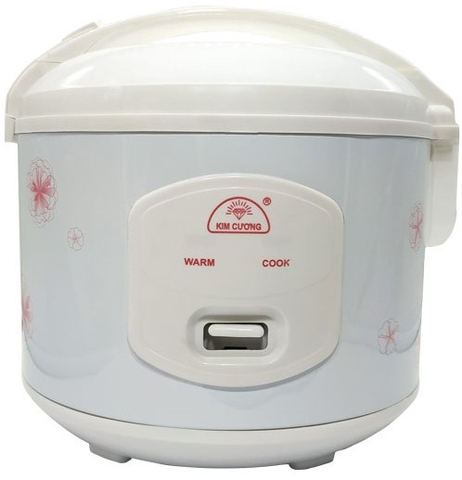 Nồi cơm điện 1.2 lít Kim Cương nắp liền