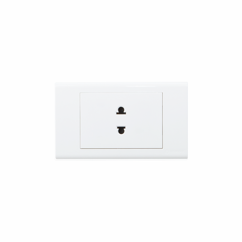 Mặt 1 ổ cắm 2 chấu 16A SINO