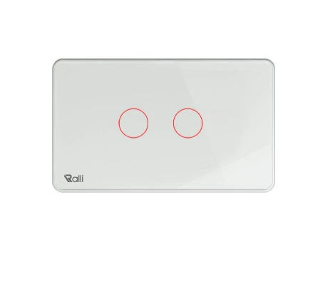 Mặt 2 công tắc cảm ứng chữ nhật CTCU.BLE CN.02T