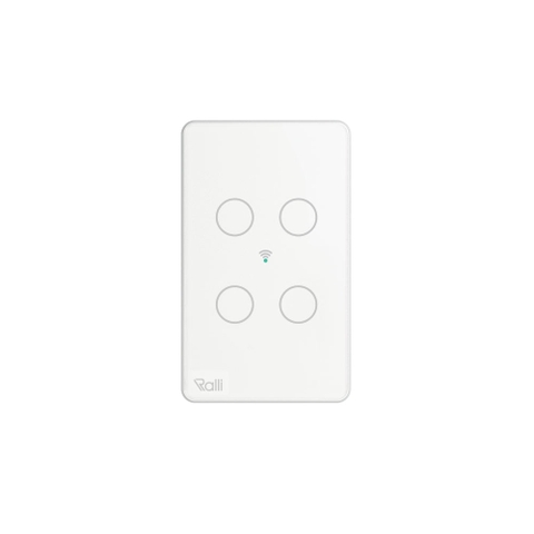 Mặt 4 công tắc cảm ứng chữ nhật CTCU.WF CN.04T.2W.SP