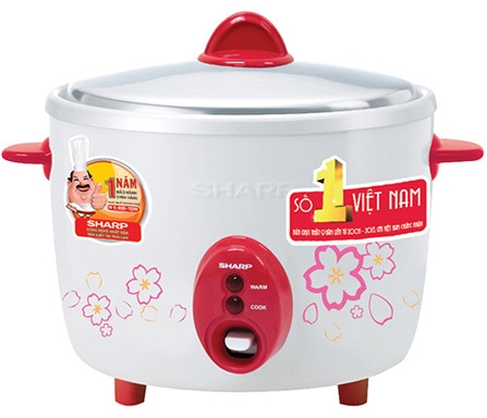 Nồi cơm điện Sharp 1.1 lít nắp rời - KSH-D11/211V