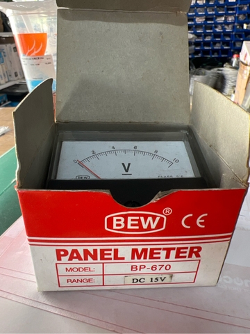 Đồng Hồ Vôn BEW BP-670 DC-15V