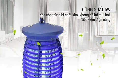 Đèn bắt muỗi Thái hộp xanh