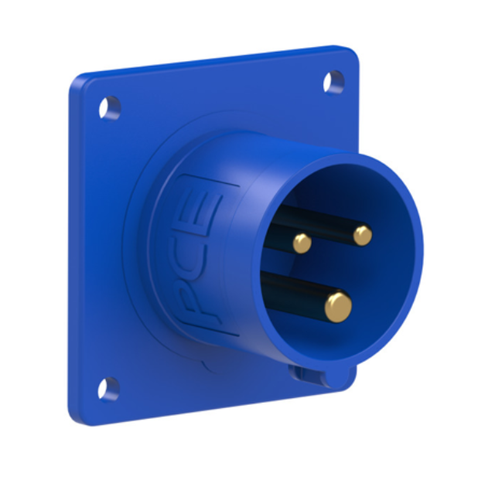 Phích cắm âm dạng thẳng 16A,3P,6H,IP44