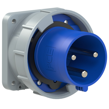 Phích cắm âm dạng thẳng 63A,3P,6H,IP67