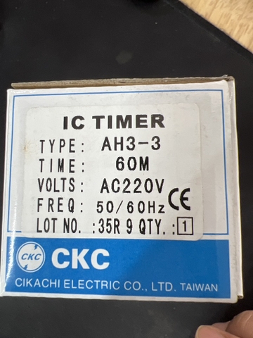 Relay (timer) thời gian AH3-3 220V