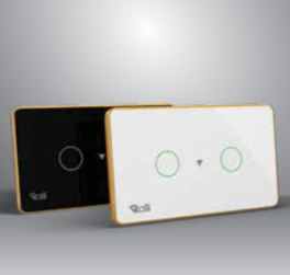 Mặt 2 công tắc cảm ứng chữ nhật CTCU.WF CN.02T.2W.SP