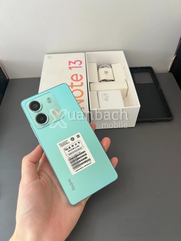 Điện thoại Xiaomi Redmi Note 13 5G Fullbox likenew(Màn Amoled -Dimensity 6080)
