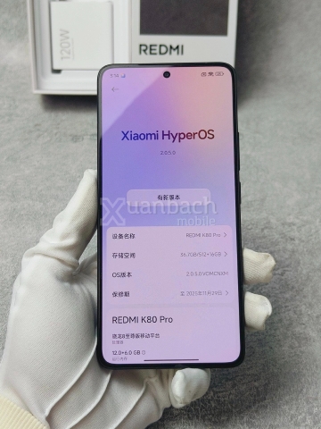 Điện thoại Xiaomi REDMI K80 Pro 5G likenew Snapdragon 8 Elite - Pin 6000mAh