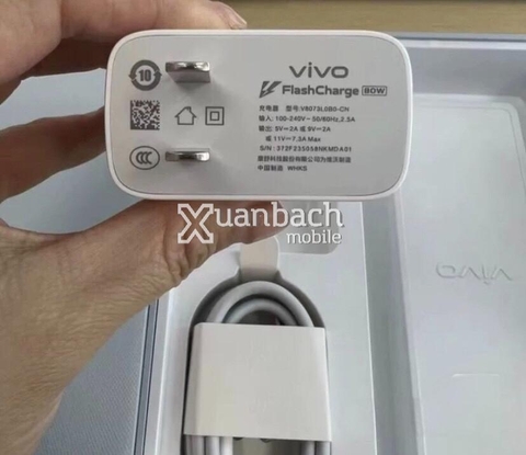 Bộ sạc bóc máy chuẩn iQOO Vivo 80W 120W