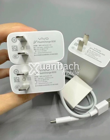 Bộ sạc bóc máy chuẩn iQOO Vivo 80W 120W