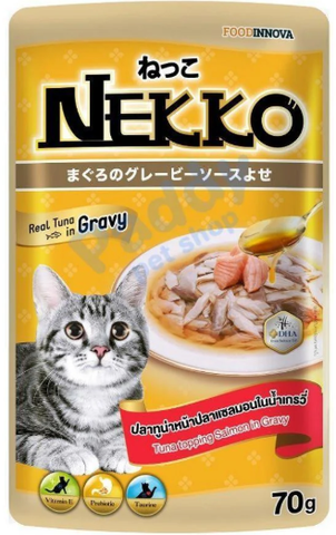 Pate Nekko dạng sốt cho mèo con 70g