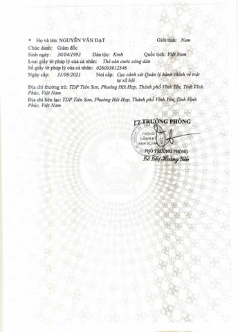 Cao Hỗn Hợp Tự Công Bố 1