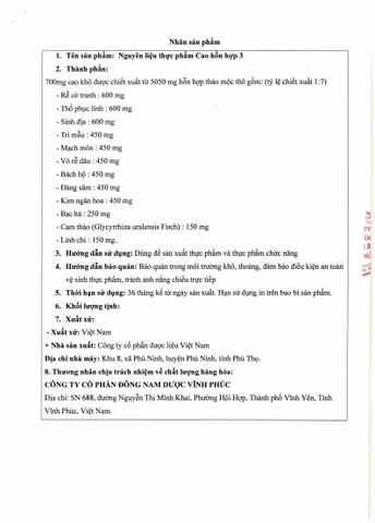 Cao Hỗn Hợp Tự Công Bố 4