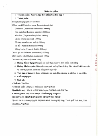 Cao Hỗn Hợp Tự Công Bố 5