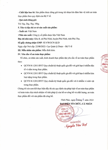 Cao Hỗn Hợp Tự Công Bố 6