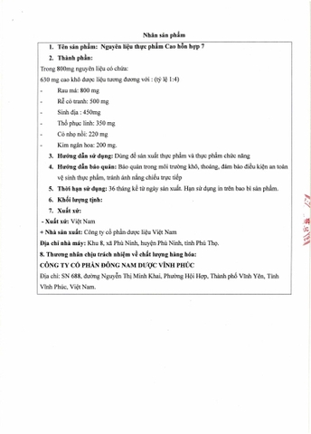 Cao Hỗn Hợp Tự Công Bố 7