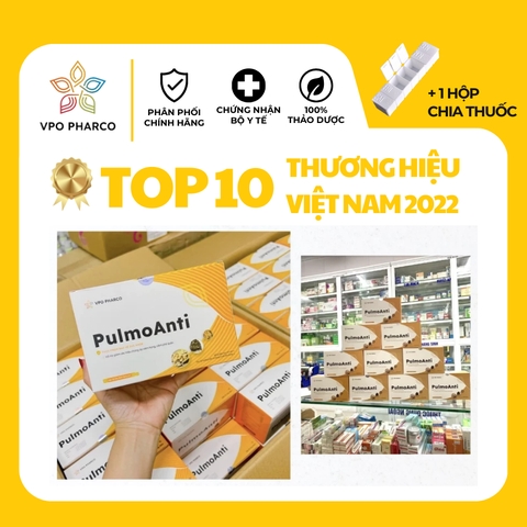 SIRO PULMOANTI+ Hỗ trợ điều trị và giảm Ho/Sốt/Viêm họng/Sốt siêu vi