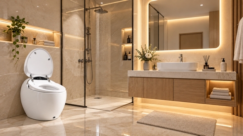 PHÒNG TẮM ĐẸP NHƯ KHÁCH SẠN 5 SAO: 9 BÍ QUYẾT THIẾT KẾ SANG TRỌNG, TIỆN NGHI NGAY TẠI NHÀ