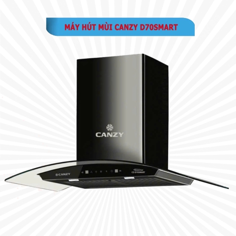 Máy hút mùi kính cong Canzy D70Smart