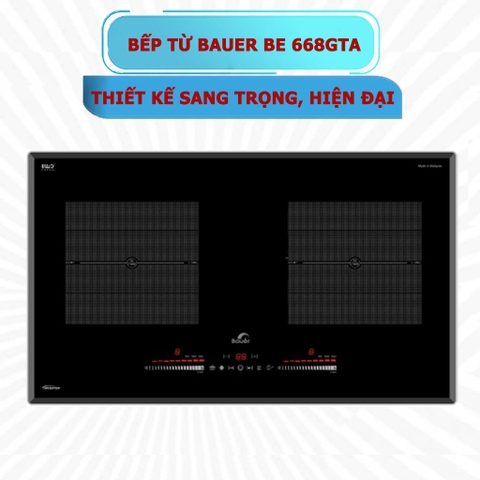 Bếp từ đôi Bauer BE 668GTA