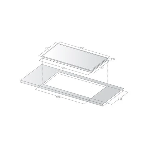 Bếp từ đôi Lorca LCI-886 Plus