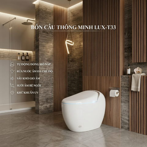 Bồn cầu thông minh LUX-T33