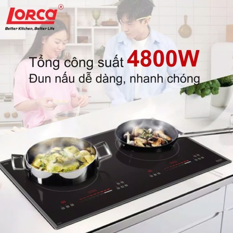 Bếp từ đôi Lorca LCI-889 pro