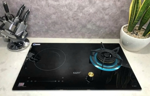 Bếp từ kết hợp gas Kaff KF 088IG