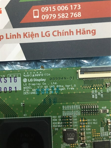 tcon tivi LG model 65UJ632 LGD v17