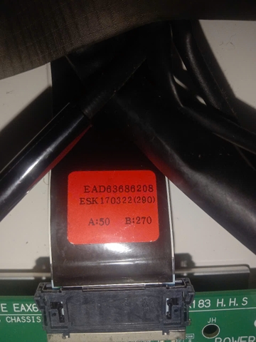 Cáp tín hiệu LG tivi 55EG910 mã EAD63686208 ừ bo mạch chính lên vỉ T con cáp 51 Pin ( 51 chân)