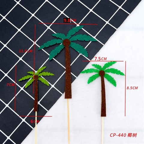 Set Que vải dạ cây dừa 3 que TO NHỎ mã mới