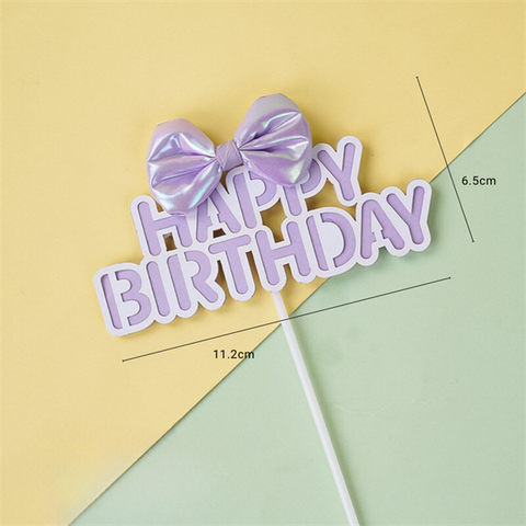 Que cắm HPBD 2 lớp NƠ TÍM