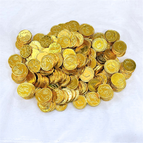 Trang trí TẾT ĐỒNG TIỀN XU TRÒN 9999 SCL (1KG) 3.2cm