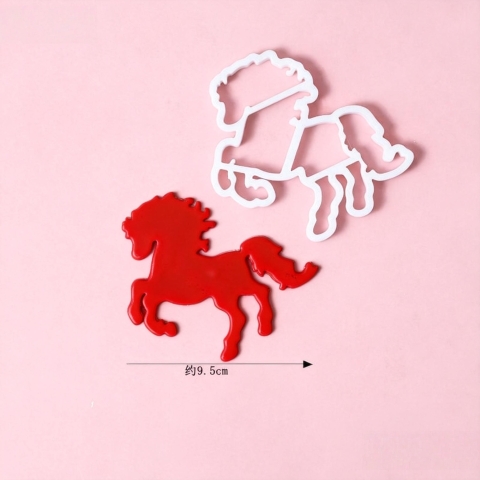 Khuôn nhấn con ngựa nhựa mã 347