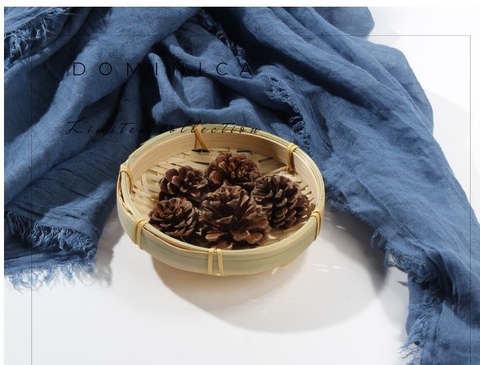 Vải mền XANH TÍM ĐẬM (90*60CM)