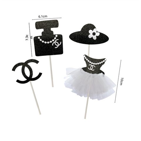 Que cắm váy nước hoa Chanel ĐEN L2