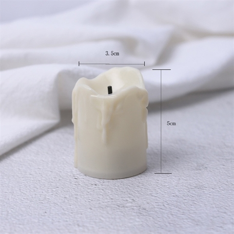 Nến điện mini 5*3,5cm - KEM
