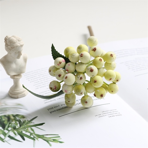 Cành quả mọng 25cm - màu VÀNG