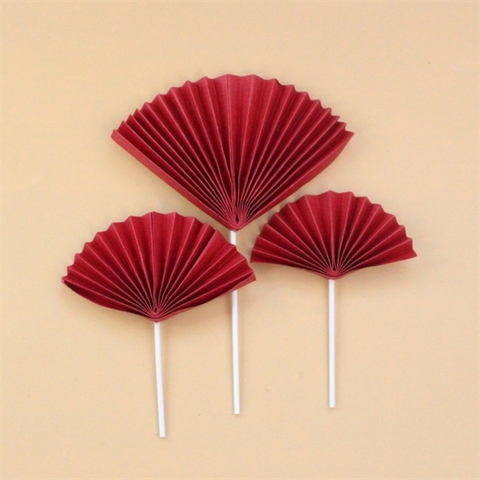 Que cắm quạt ĐỎ- NỬA ( 3 que) Loại to MÀU ĐỎ ĐÔ