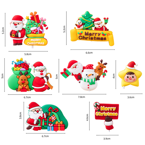 Que kute MC ÔNG GIÀ NOEL 1 mặt MIX MẪU 7K (que)