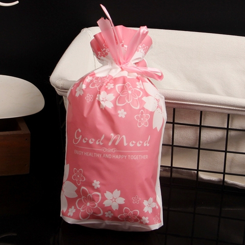 Túi buộc dây hoa đào hồng GOOD MOOD