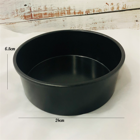 Khuôn TRÒN đen đế rời 10 inch(26*24*6.5cm)