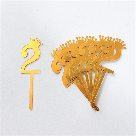 Set 10 mica SỐ 2 màu VÀNG