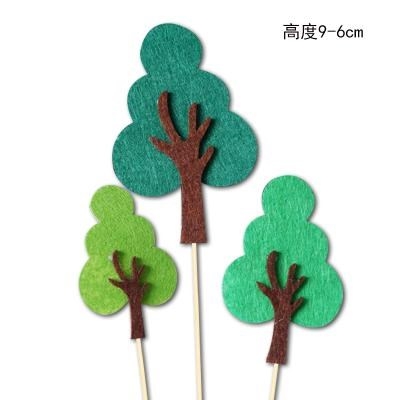 Que cắm cây VẢI DẠ xanh tán tròn ( set 3 cây to nhỏ)