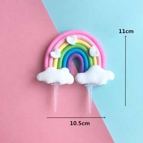 Cầu vồng SLC tròn size TO+Tim Trắng