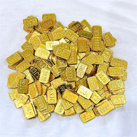 Trang trí TẾT VÀNG MIẾNG DẸT 9999 SCL (1KG) 2.8*4cm